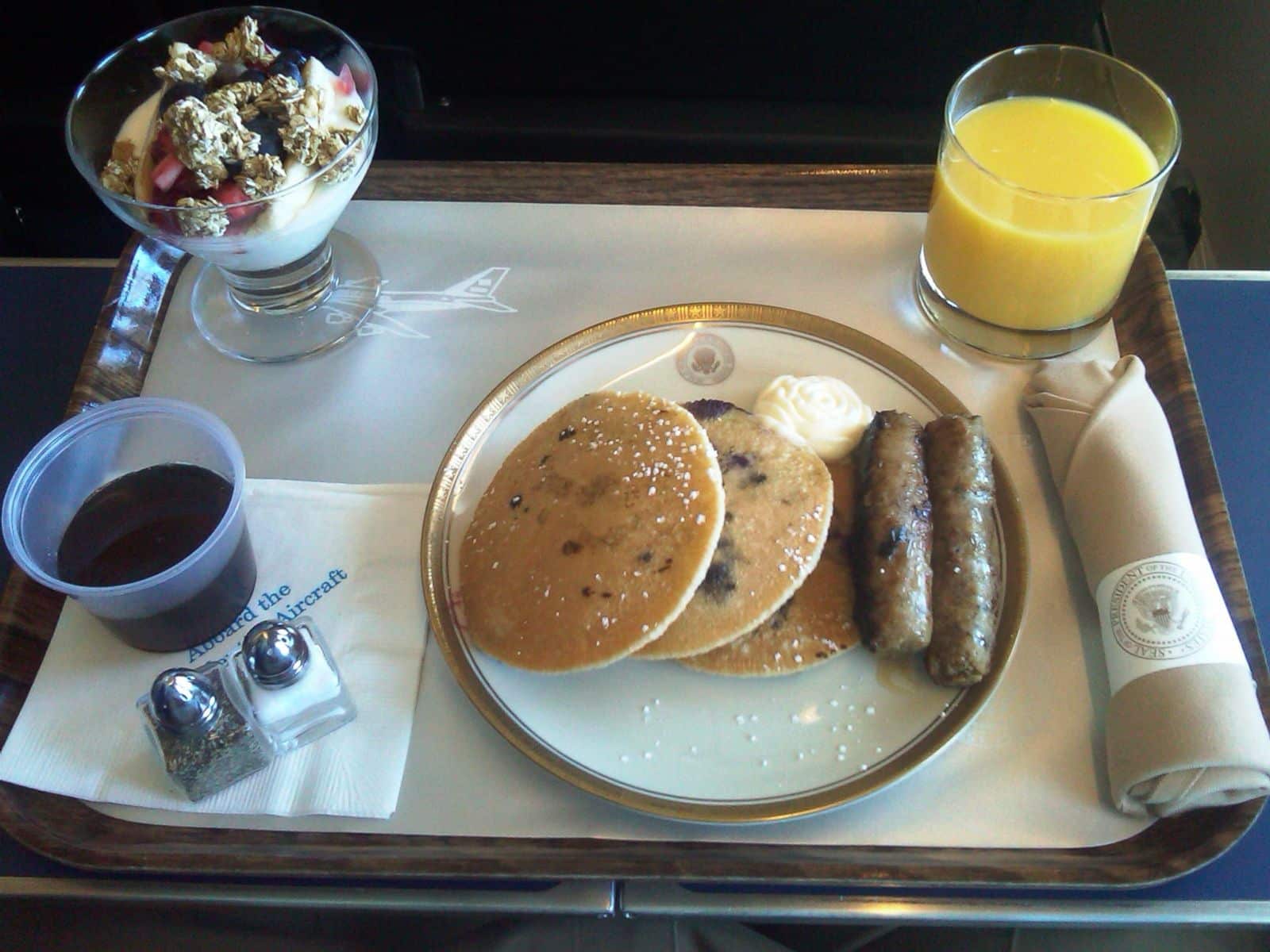 Presidential Meals Aboard Air Force One - ABC News